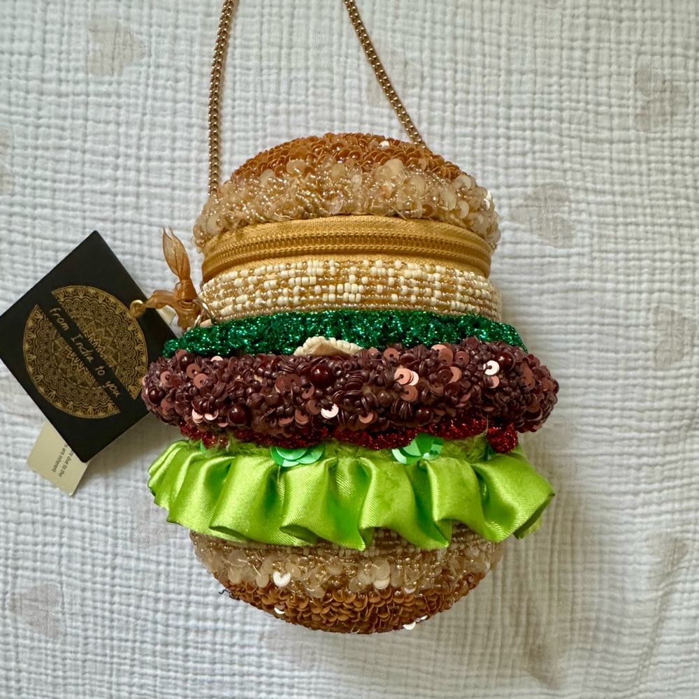 BNWT Beaded Burger Bag - TikTok Viral